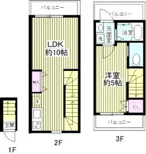 チェスナッツ蒲田の間取り