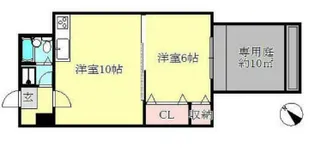 朝日プラザ長田南【1階】の間取り