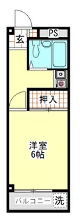 ホワイトヴィラ宮川【2階】の間取り