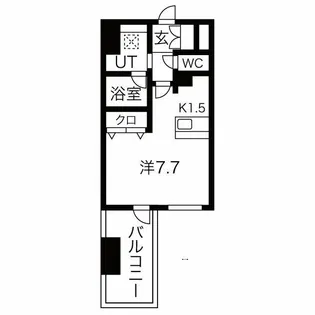 アドバンス名古屋モクシー【4階】の間取り