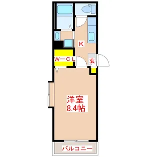 Vellfino【1階】の間取り