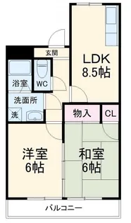サンフラワー一番【1階】の間取り