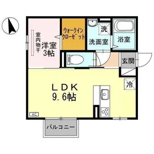 ドマーニ A【2階】の間取り