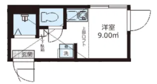 QUQURI北新宿【2階】の間取り
