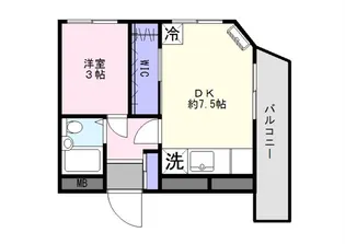 リバティーパレス【2階】の間取り
