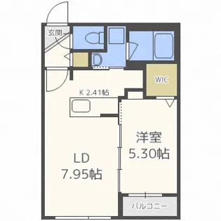 フェーラシュヴァル510【2階】の間取り