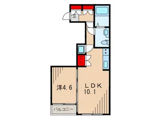 FND3237【1階】の間取り