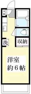 ベルメゾンカスヤ【1階】の間取り