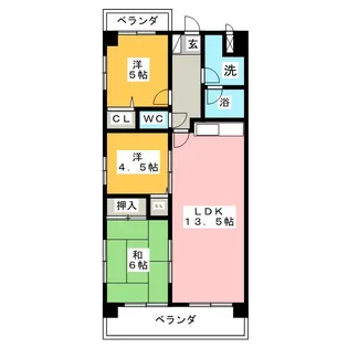 NEWオーク【2階】の間取り