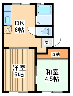 サニーハイツ【2階】の間取り