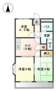 グリーンガーデン立込【2階】の間取り
