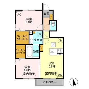 ジュピター C【1階】の間取り