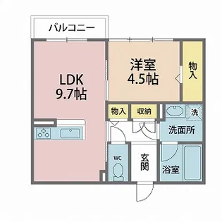 ソレイユ ルヴァン【1階】の間取り