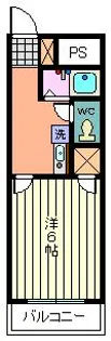 小川コーポ【2階】の間取り