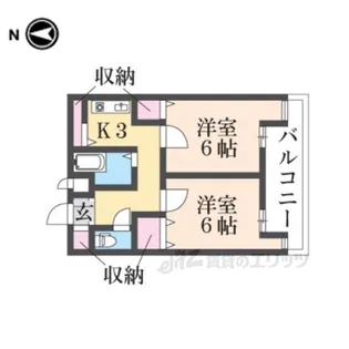 メゾン大和7号館【5階】の間取り