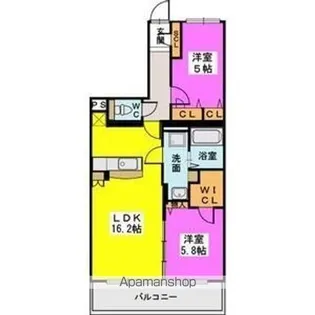 プレア貴船【3階】の間取り