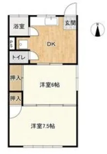 Bay Terrace【1階】の間取り