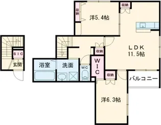 Severiano【2階】の間取り