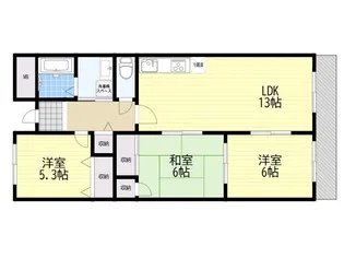 タワーアラモード【3階】の間取り