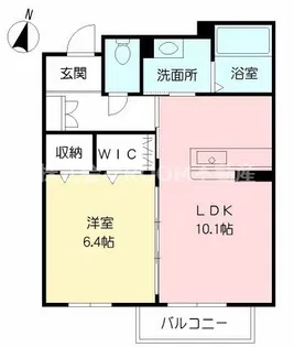 プリマビレッジ若葉【2階】の間取り