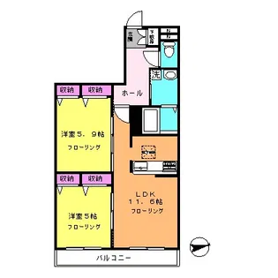 ベルファミリア【2階】の間取り