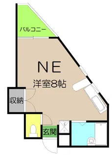 リヴィエラ梅ノ辻(※2年以上ご入居いただける学生さん)【5階】の間取り