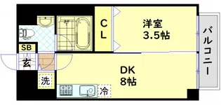 イグレック南本町【7階】の間取り