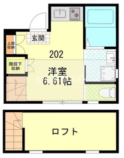ヴィレッタ鶴見【2階】の間取り