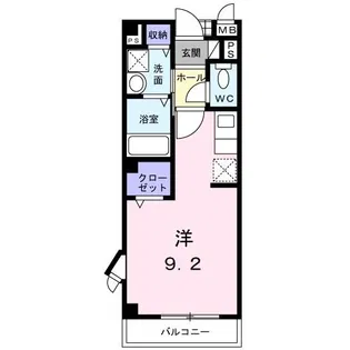 エスポワールII【2階】の間取り