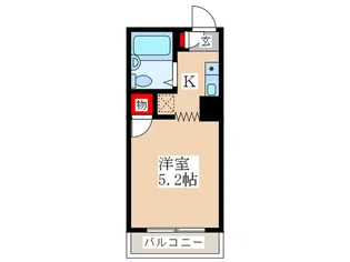 第二ソワンビル【3階】の間取り