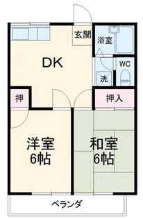 サンテラス篠田【2階】の間取り