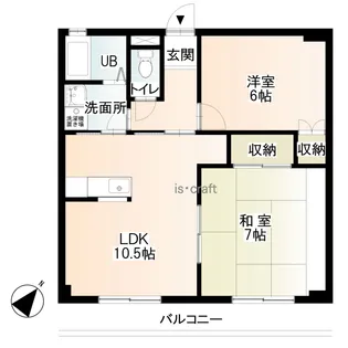 レジデンス加藤【1階】の間取り