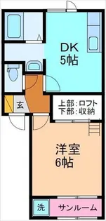 コモドクァルト【1階】の間取り
