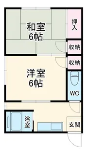 ガーデンフタバ【1階】の間取り