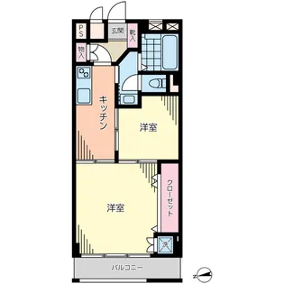 オーク菊名マンション【4階】の間取り