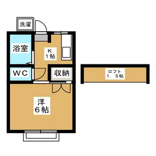 マツミハイムA【2階】の間取り
