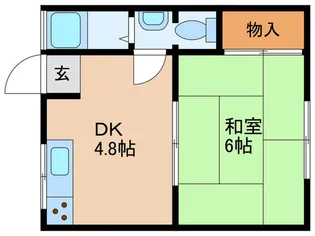 北桑マンション【2階】の間取り