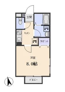 TKYハイム【1階】の間取り