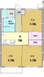 クレアール【2階】の間取り