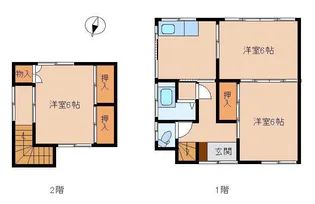 新潟県新潟市東区長者町【一戸建】の間取り