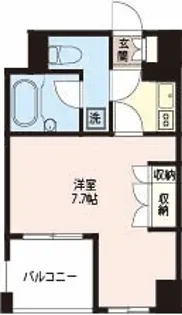 エスティメゾン浅草駒形【6階】の間取り