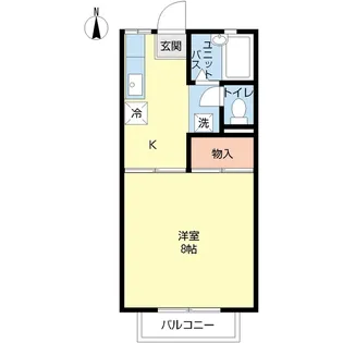 パームタウン【2階】の間取り