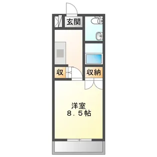 スカイメゾンB【3階】の間取り