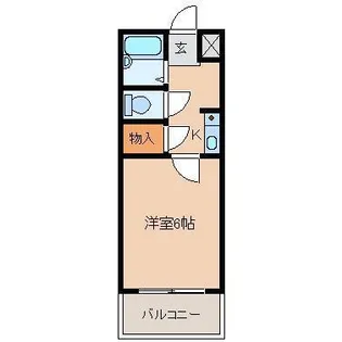 ベルヴィーユ恒久II【2階】の間取り