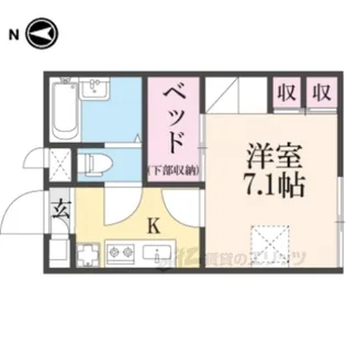 レオパレスSYOU2【1階】の間取り