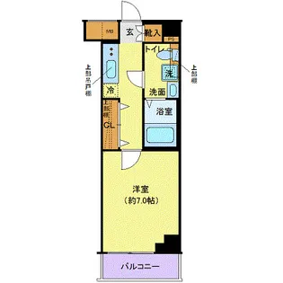 クレヴィスタ豊洲ベイサイドII【3階】の間取り