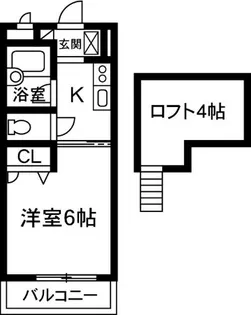 酒井ハイツI【1階】の間取り