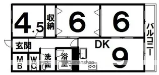 クレス緑ケ岡【3階】の間取り