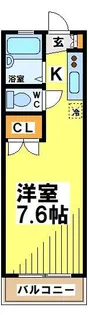 東京都調布市下石原2【アパート】の間取り