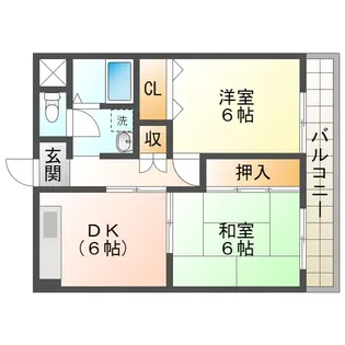 ブリスFUTAMI【3階】の間取り